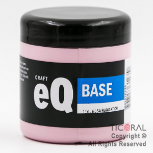 BASE ACRILICA EQ 716 ROSA ROMANTICO 200 CC X 3 UNIDADES